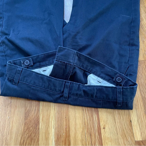 4/$25 Dockers Boys Navy Blue Flat Front Uniform Chino Shorts Size 14 - Picture 6 of 8